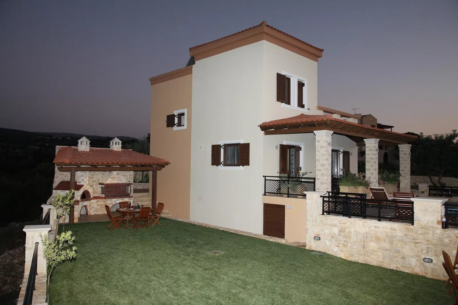 Agnanti Despoina villa with private pool-Terrasbalkon