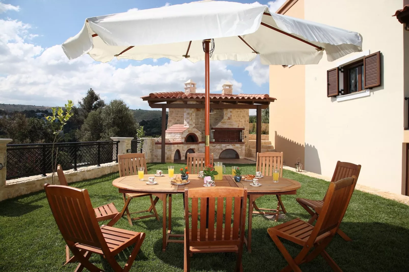 Agnanti Despoina villa with private pool-Terrasbalkon