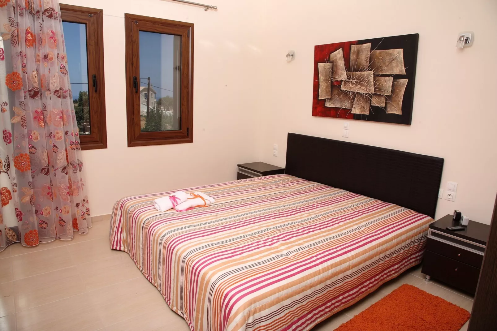Agnanti Marina villa with private pool-Slaapkamer