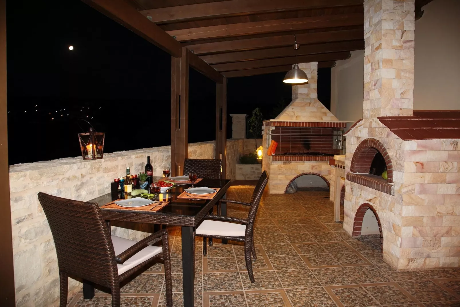 Agnanti Marina villa with private pool-Terrasbalkon