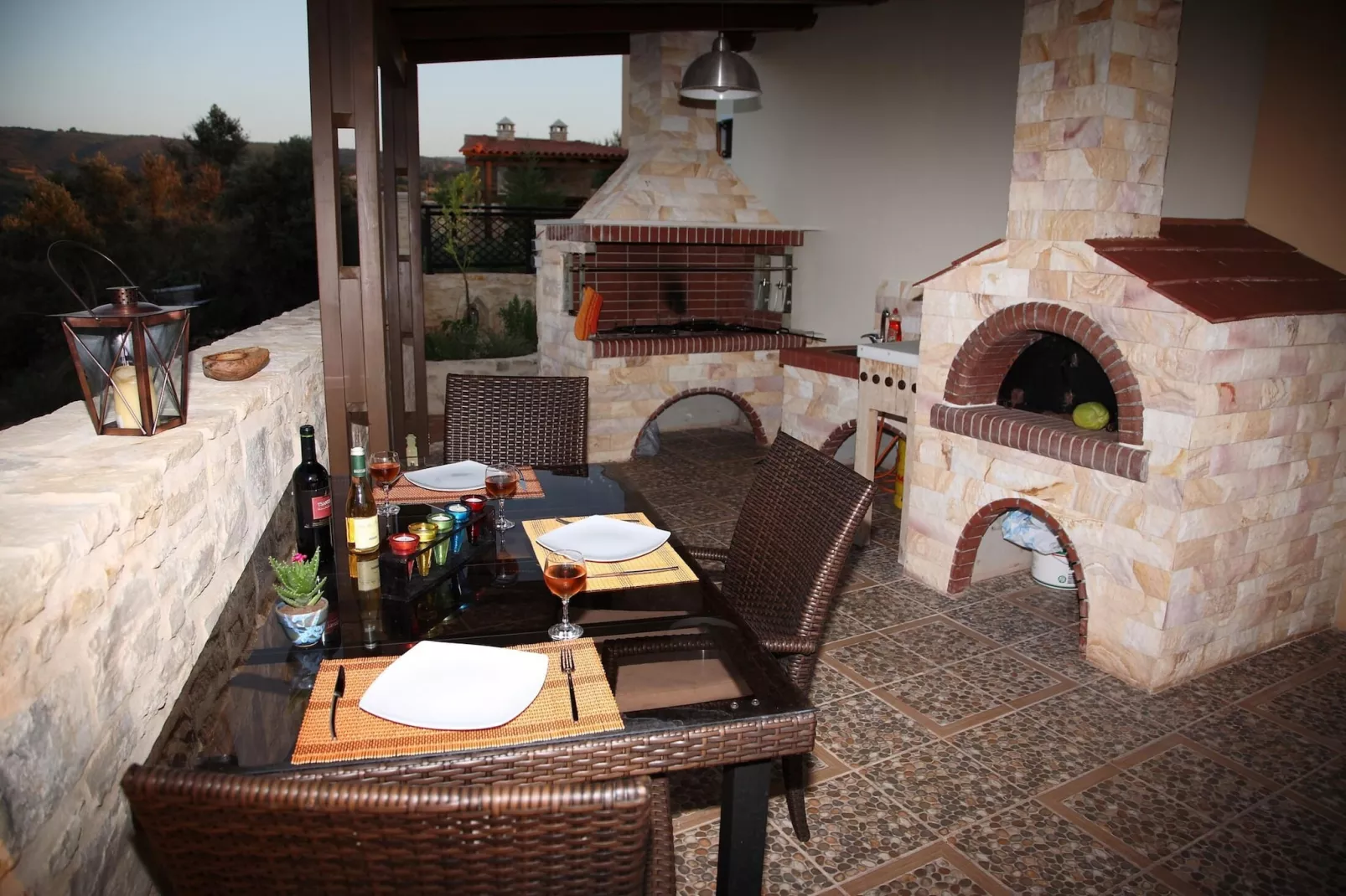 Agnanti Marina villa with private pool-Terrasbalkon
