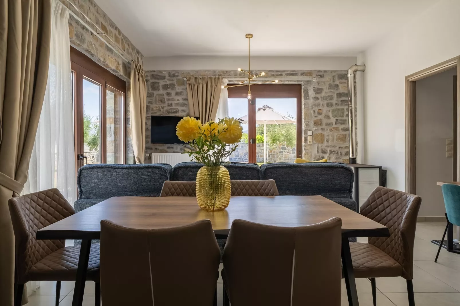 Villa Liatiko with private pool-Eetkamer