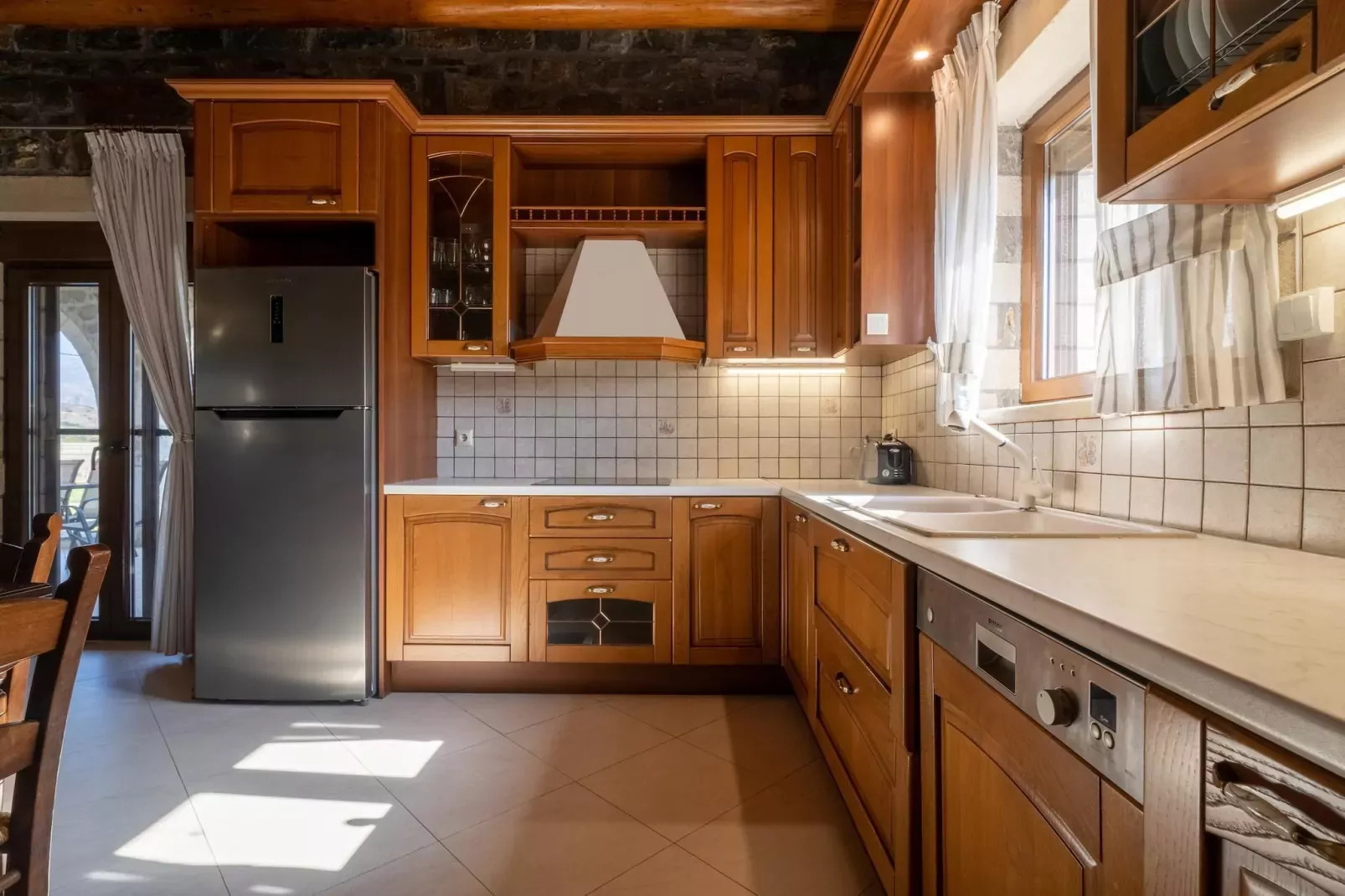 Villa Vilana with private pool-Keuken