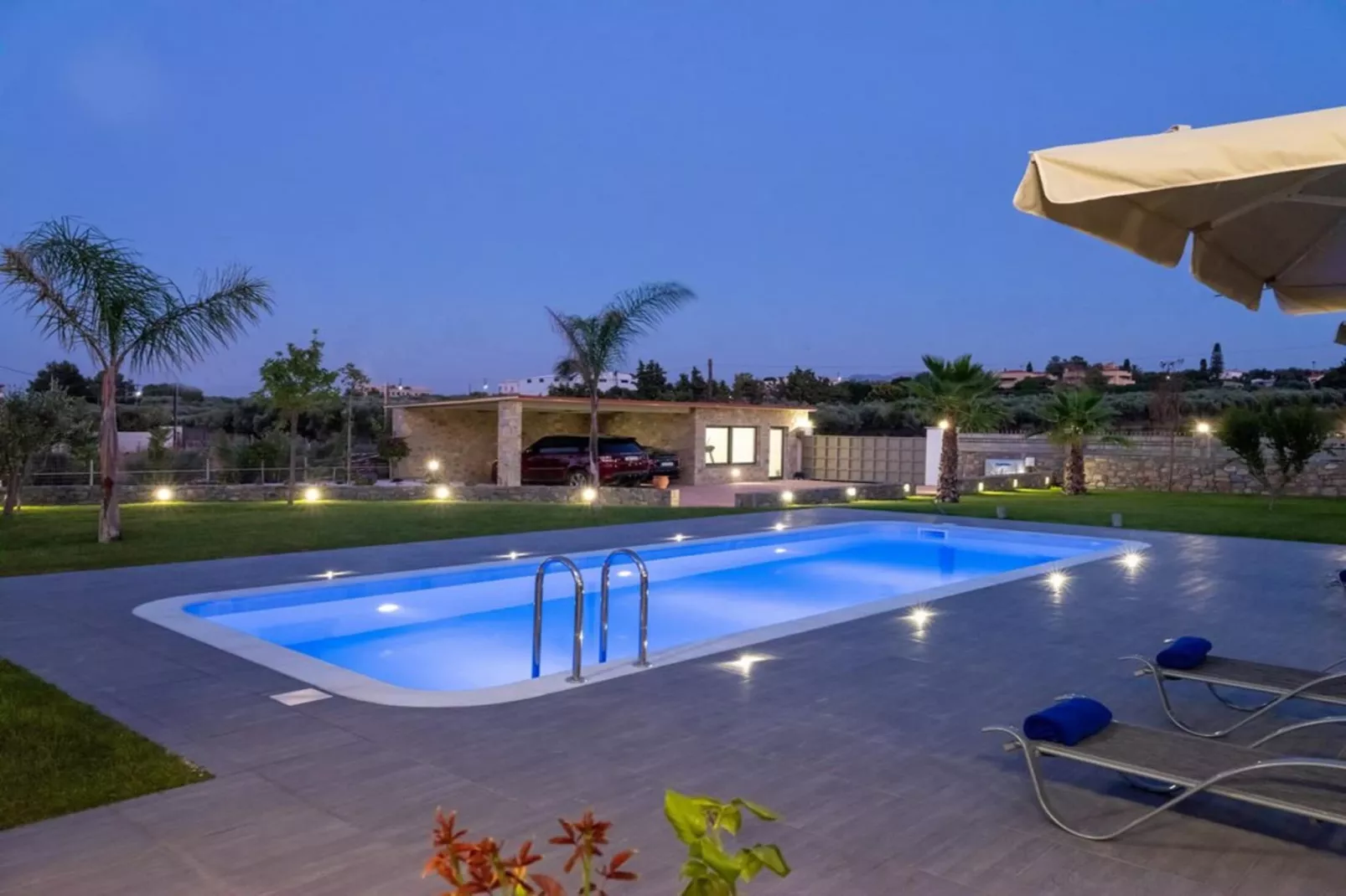 Villa David with private pool-Zwembad