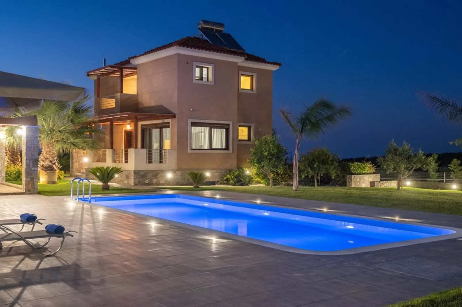 Villa David with private pool-Zwembad