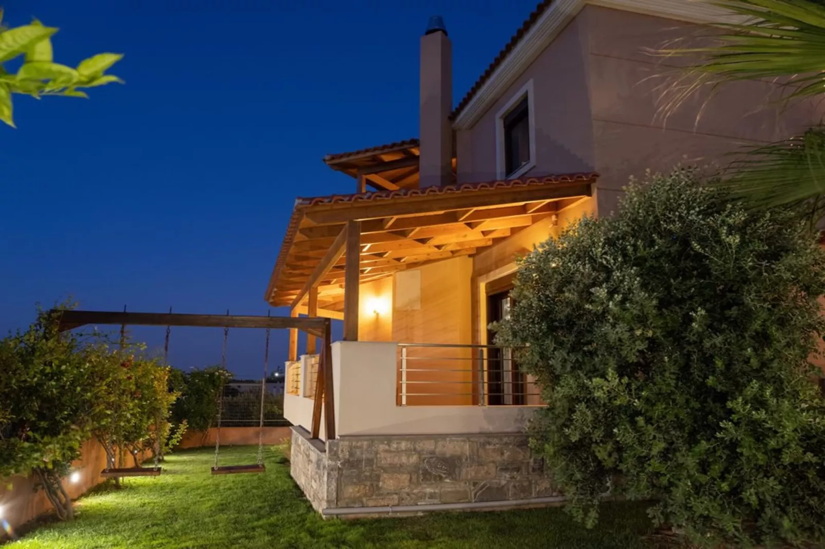 Villa David with private pool-Tuinen zomer