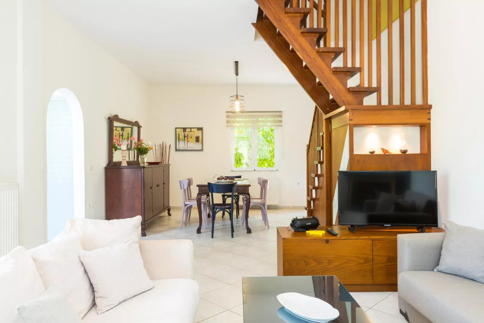 Villa Filia in Prines-Woonkamer
