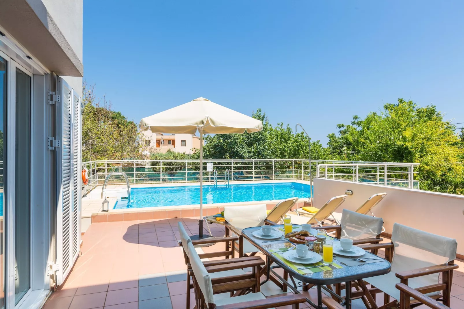 Villa Filia in Prines-Terrasbalkon