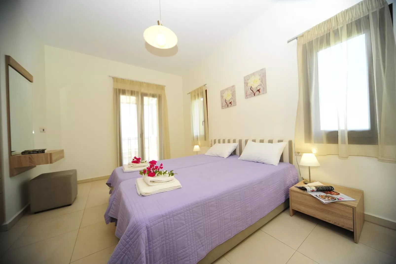 Villa Orsalia with private pool-Slaapkamer