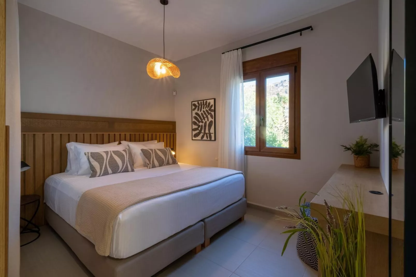 Villa Dimitra with swimming pool-Slaapkamer