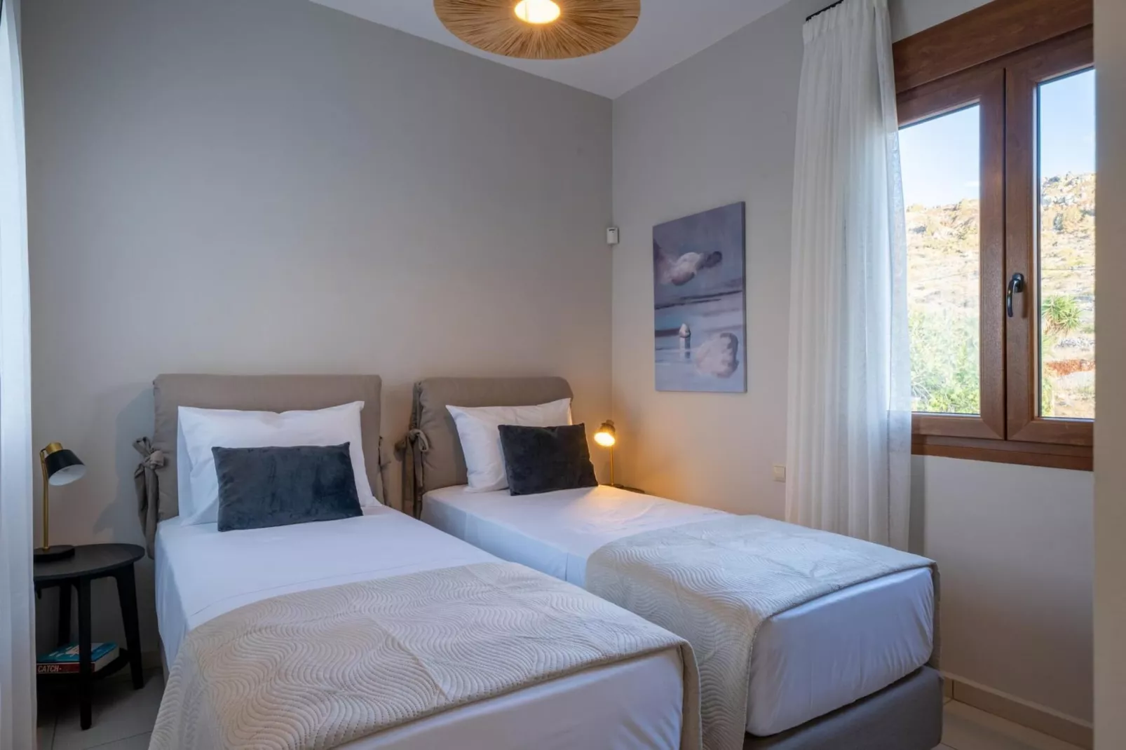 Villa Dimitra with swimming pool-Slaapkamer