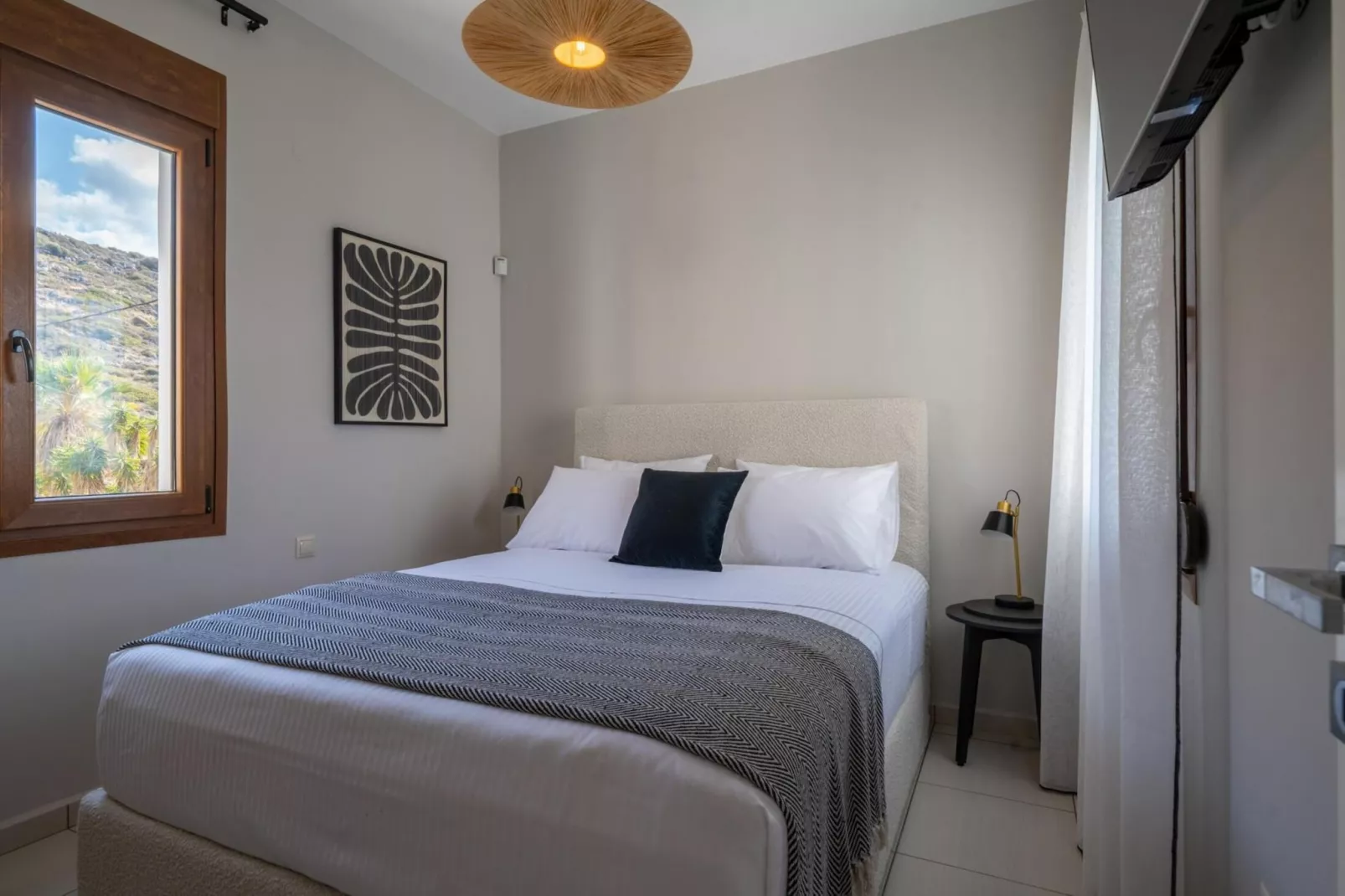 Villa Dimitra with swimming pool-Slaapkamer