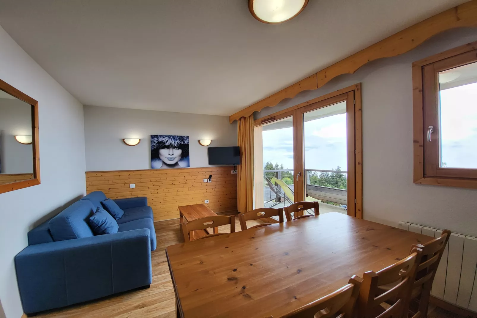 Vercors 2 020-FAMILLE & MONTAGNE appart. 6 pers-Woonkamer
