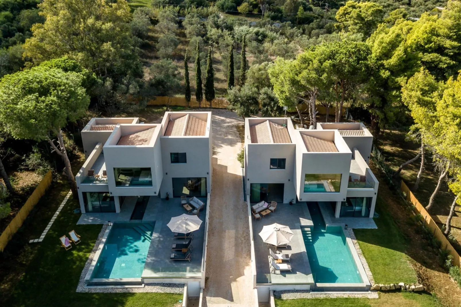 Luxury Villa Mon I Vassilikos-Buitenkant zomer