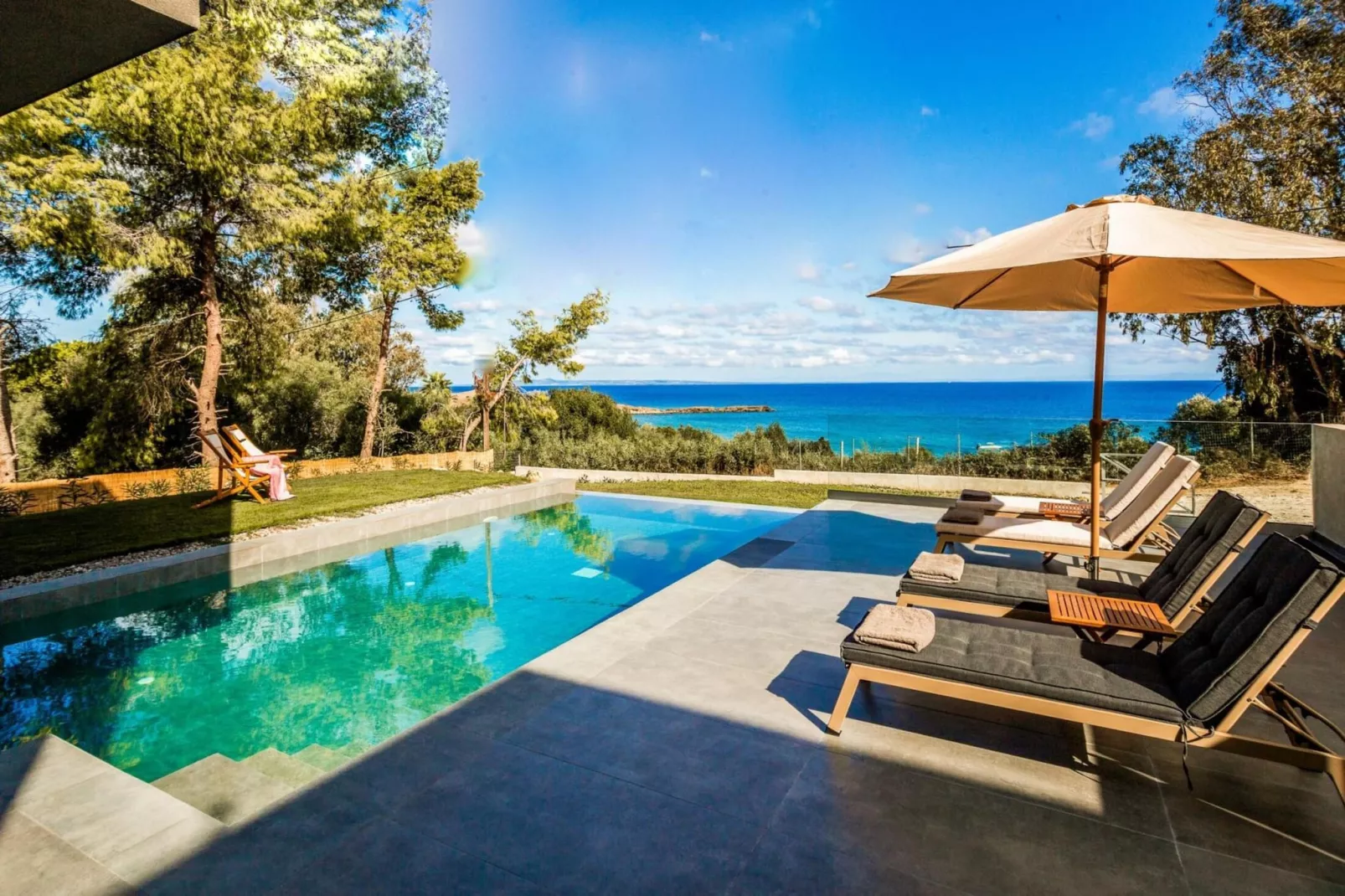 Luxury Villa Mon I Vassilikos-Zwembad