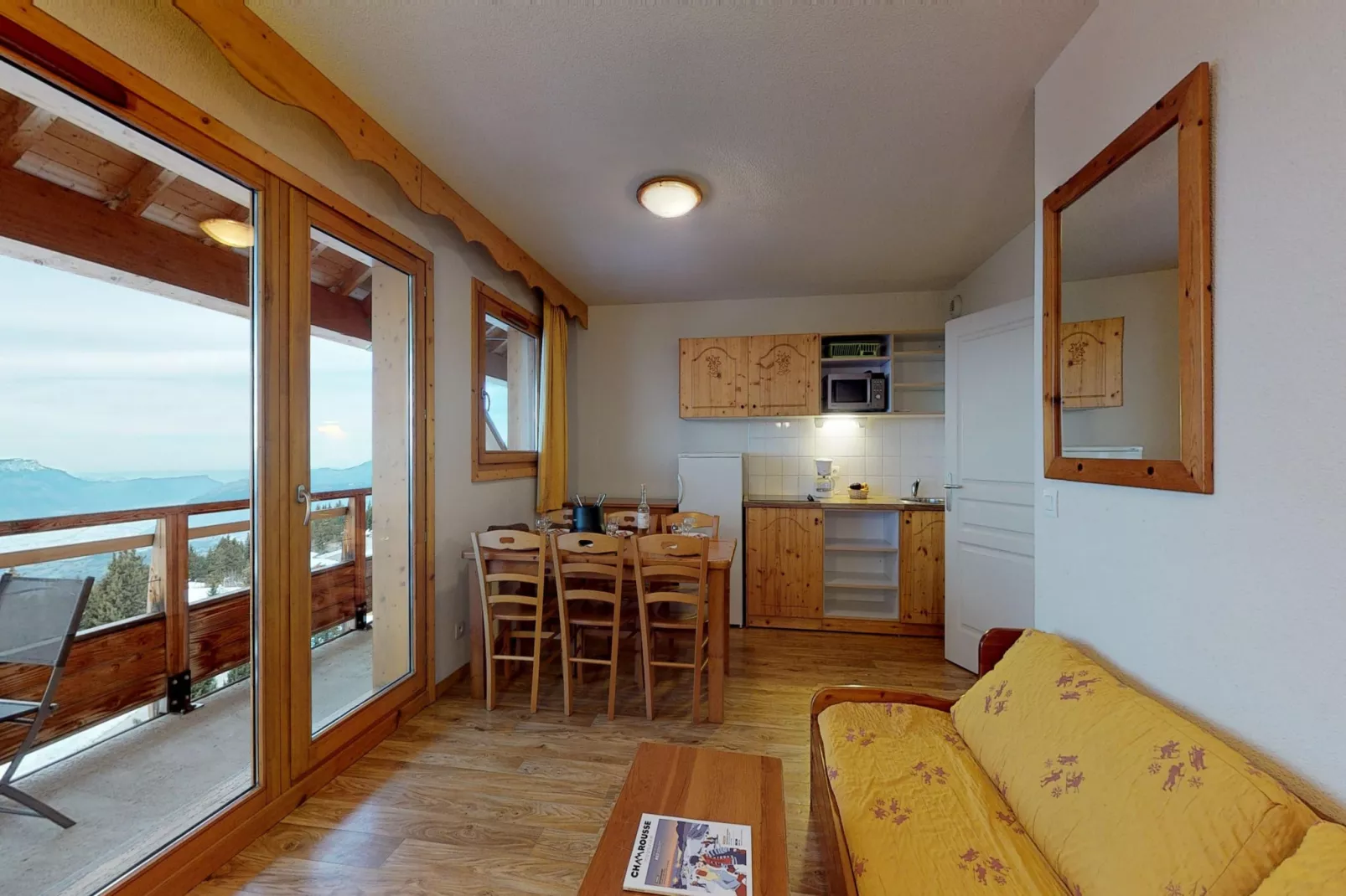 Vercors 2 040-FAMILLE & MONTAGNE appart. 6 pers-Woonkamer