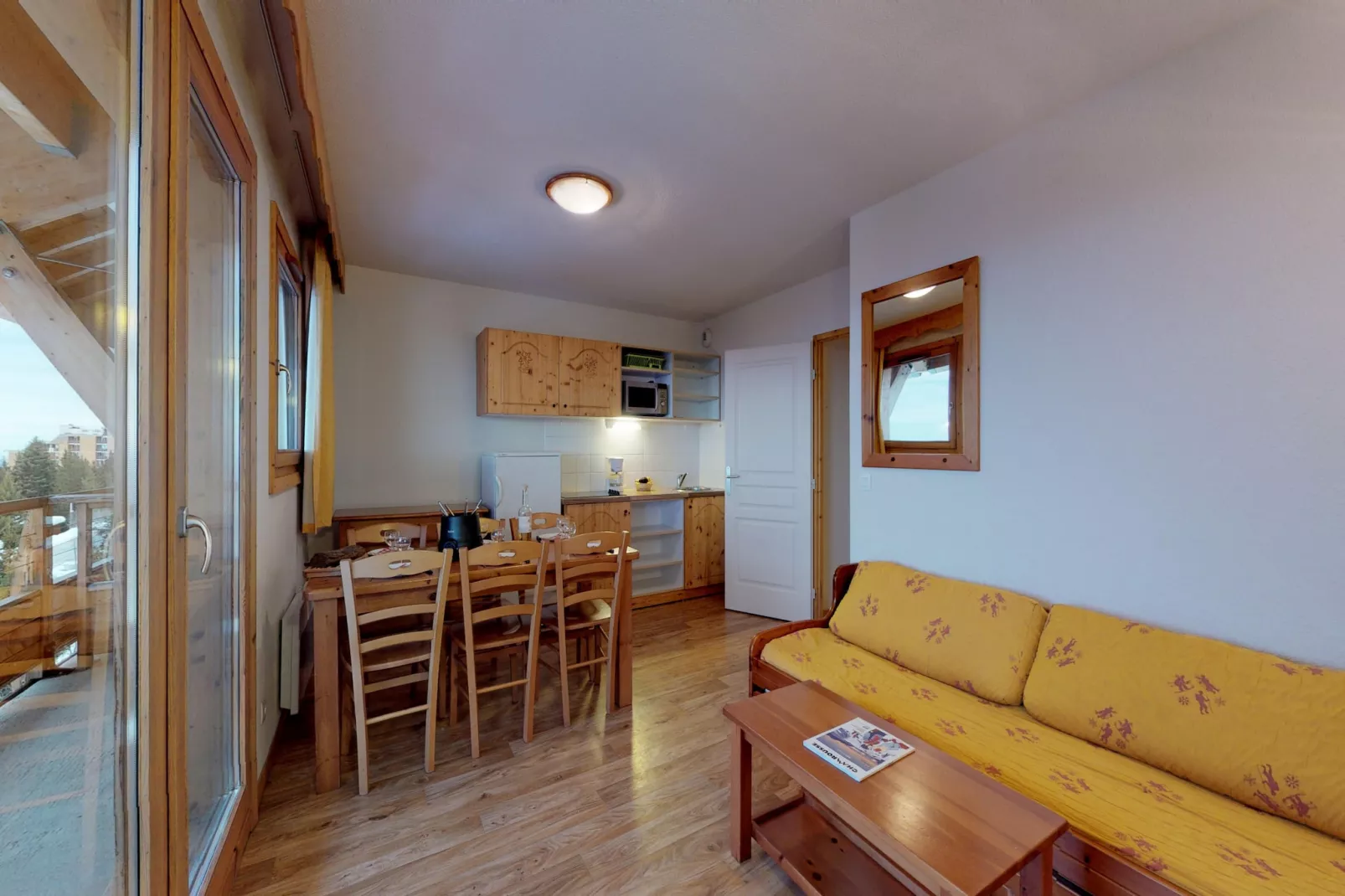 Vercors 2 040-FAMILLE & MONTAGNE appart. 6 pers-Woonkamer