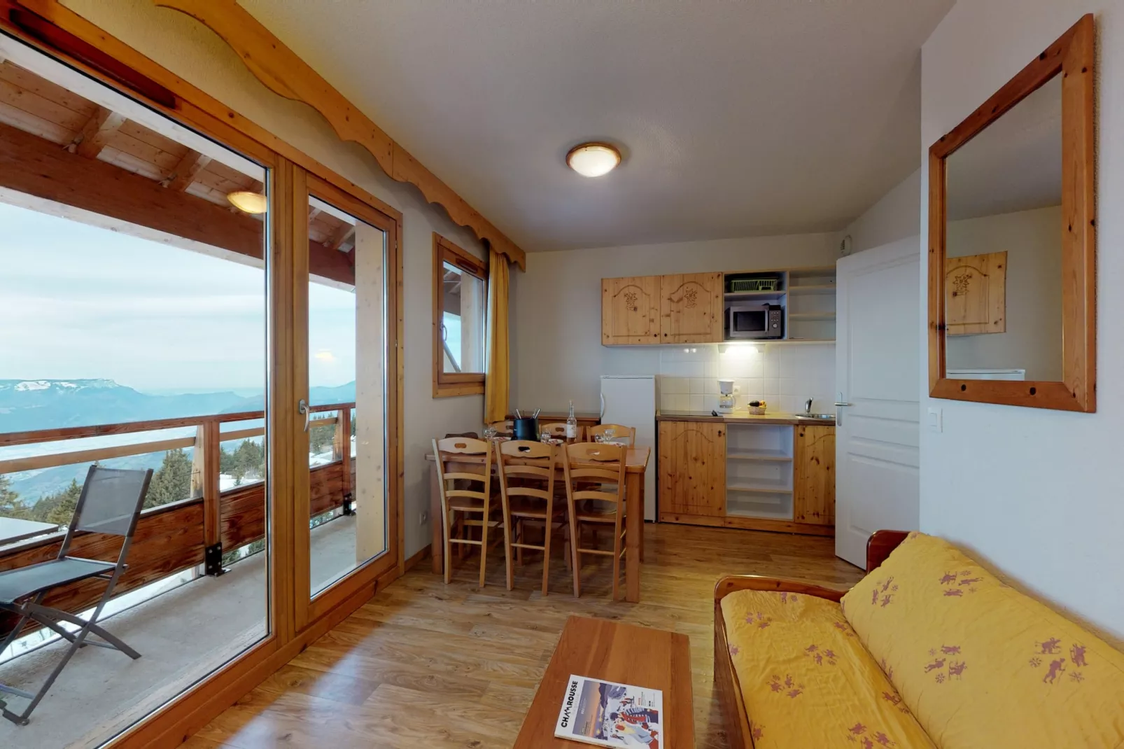 Vercors 2 040-FAMILLE & MONTAGNE appart. 6 pers-Woonkamer