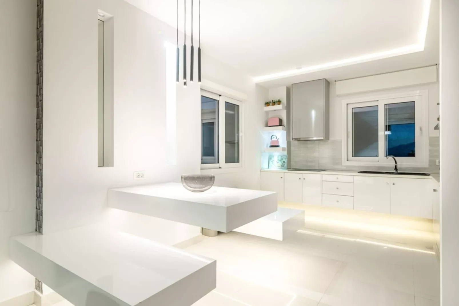 Luxury Villa Cavo Mare Meltemi with pool & jacuzzi-Badkamer