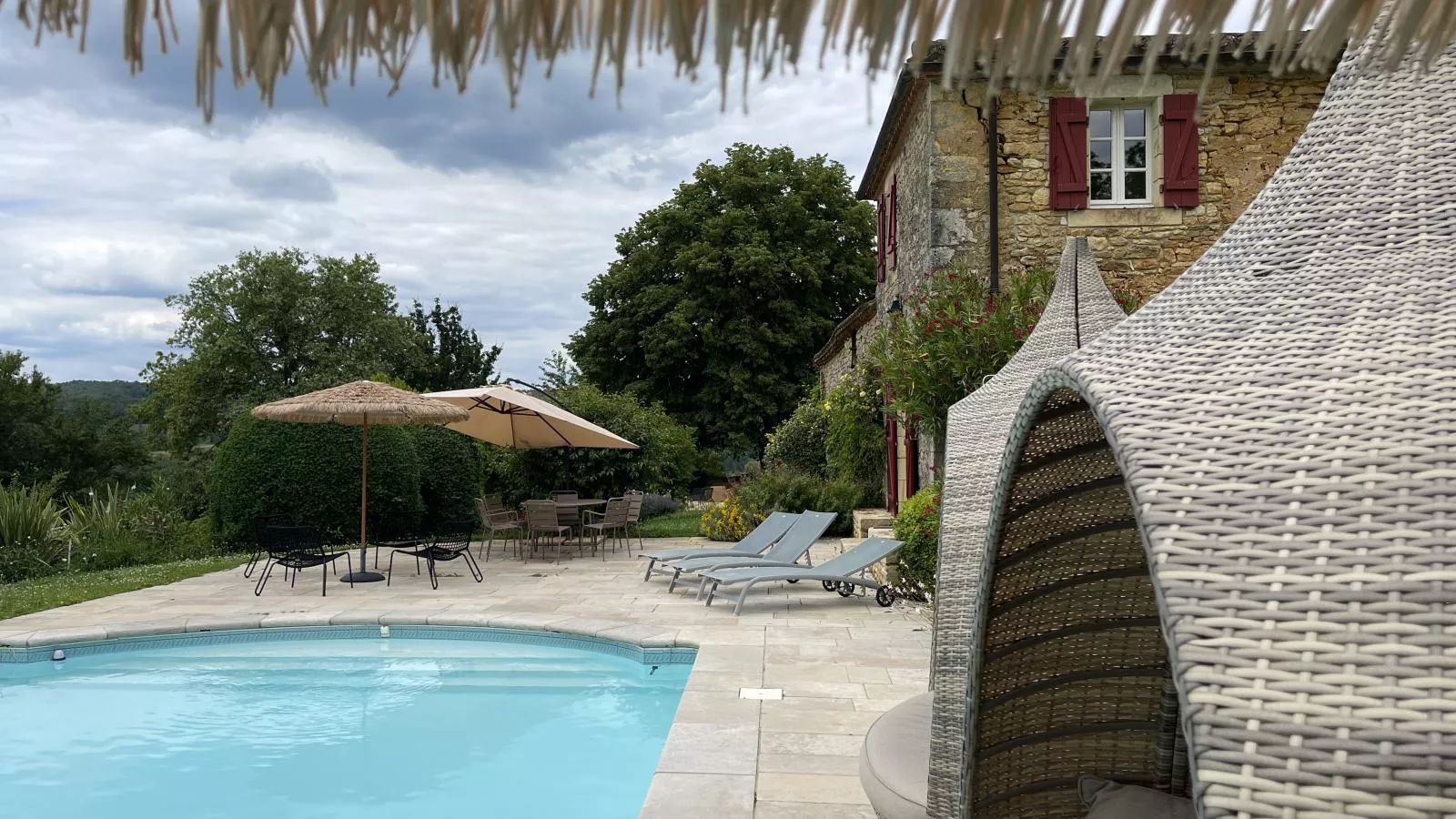 Domaine Saint Martin le Redon-Terrasbalkon