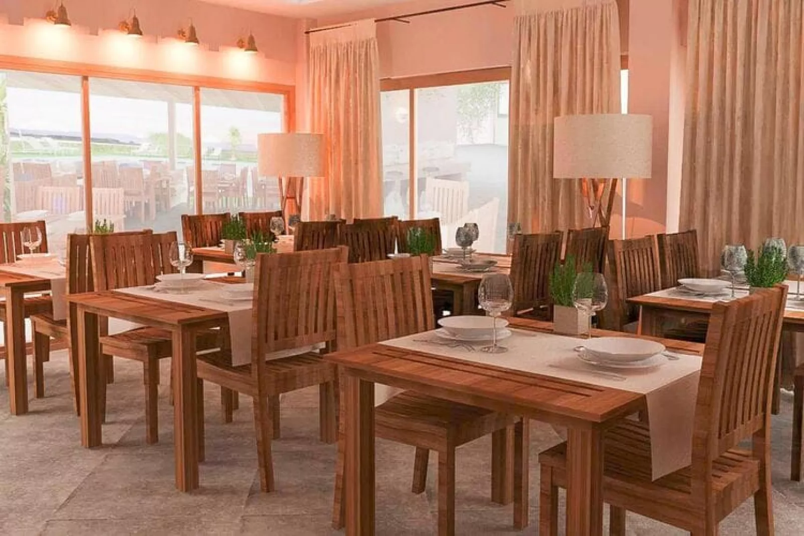 Holiday resort Asteris Village, Gerakini-Maisonette 150 qm-Woonkamer