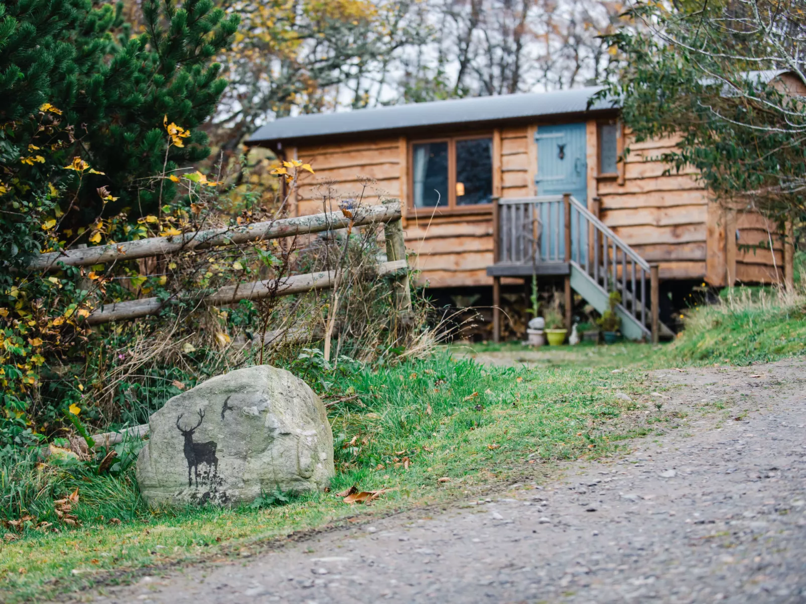 Shepherds Hut-Buiten