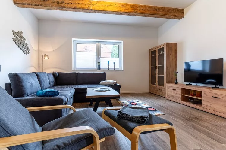 Ferienhaus Bi de Kark-Woonkamer