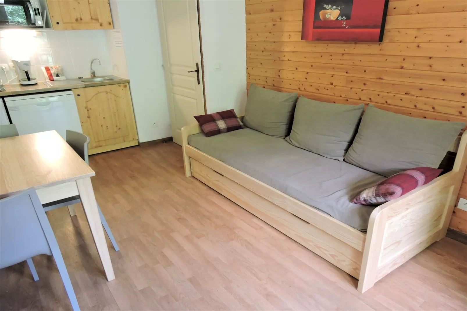 Hameau 4 206 - SPA & PISCINE appartement 4 pers-Woonkamer