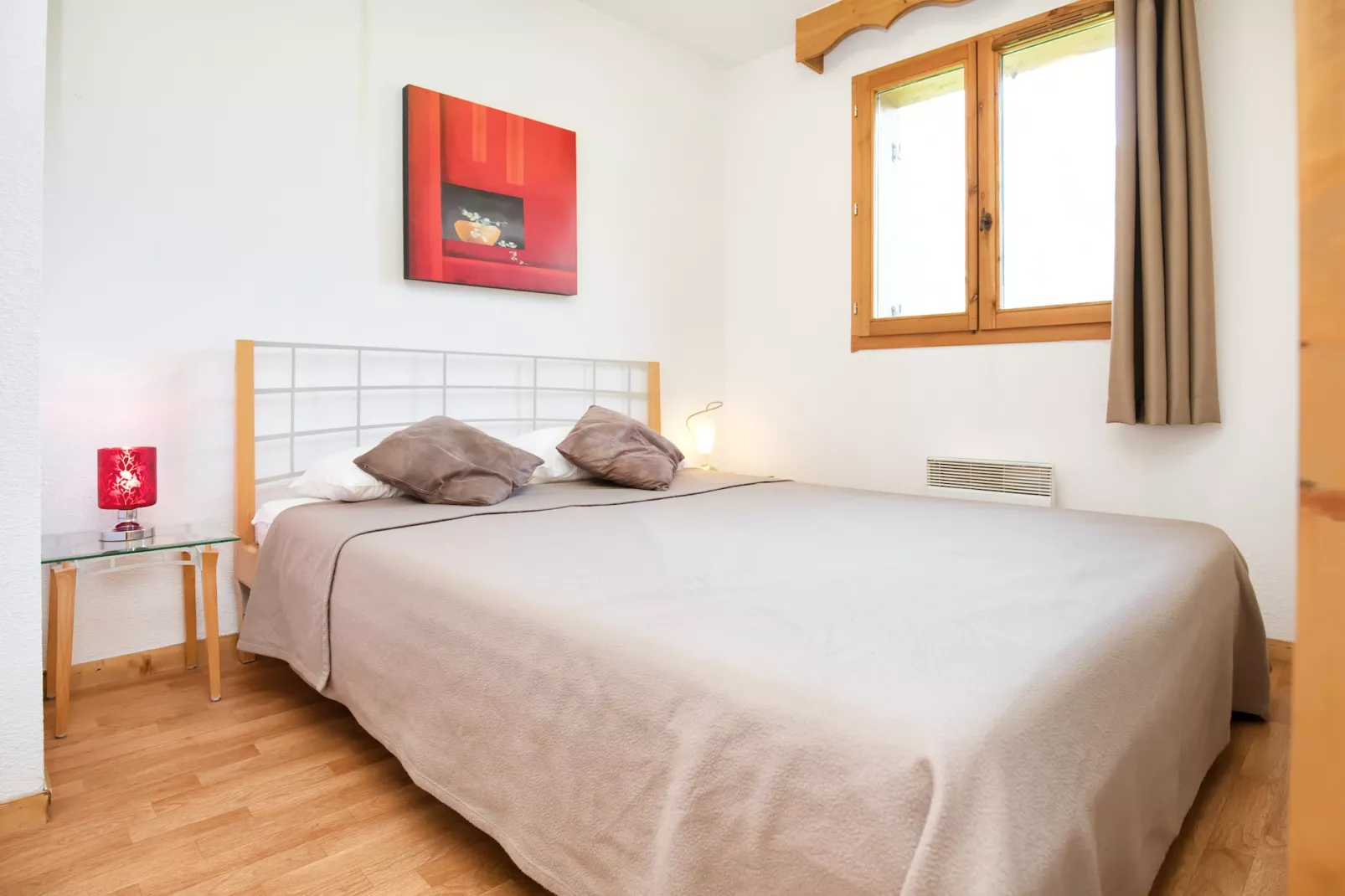 Hameau 3 203 - SPA & PISCINE appartement 4 pers-Slaapkamer