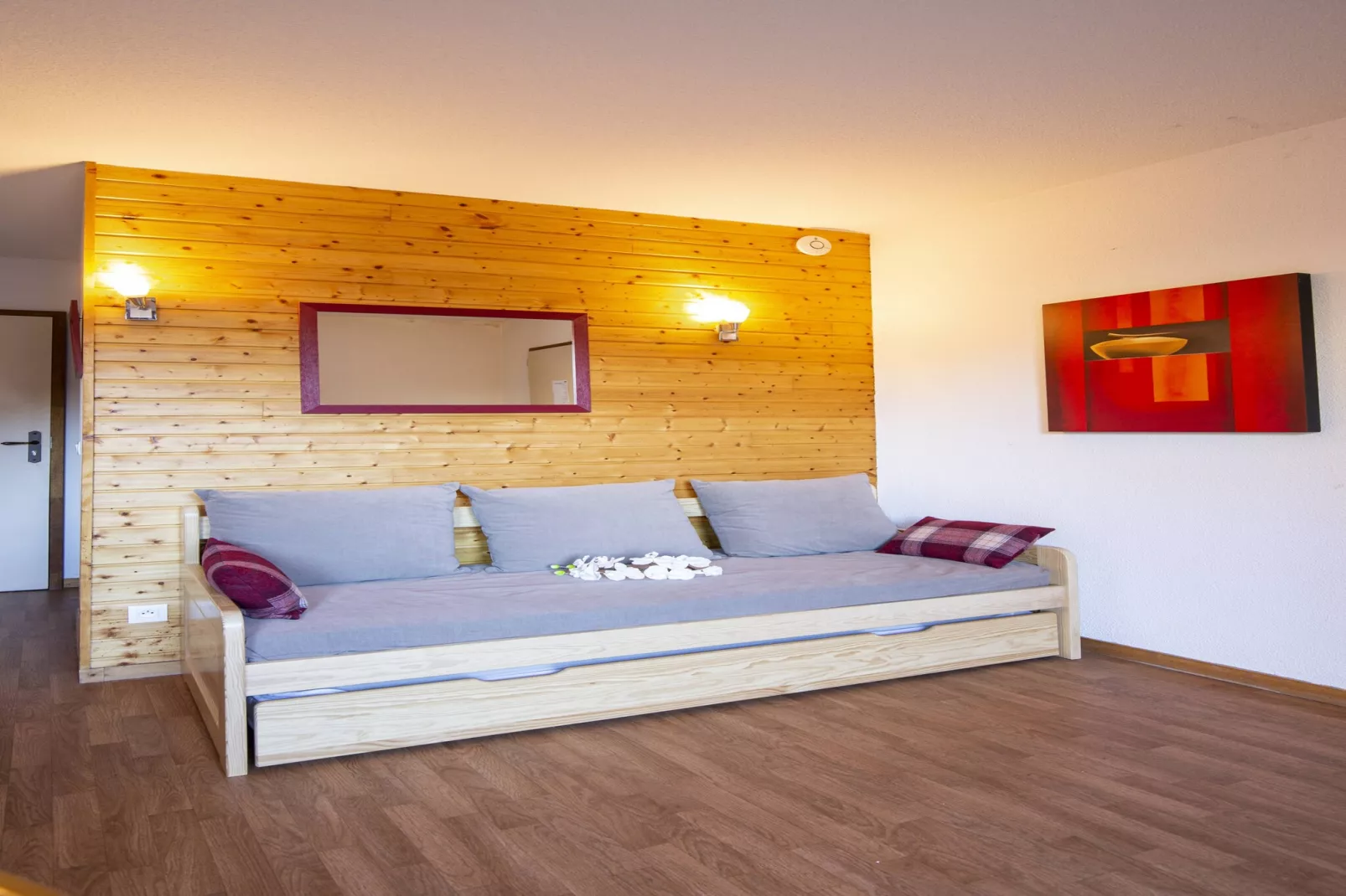 Hameau 5 106b - SPA & PISCINE studio 4 pers.-Woonkamer
