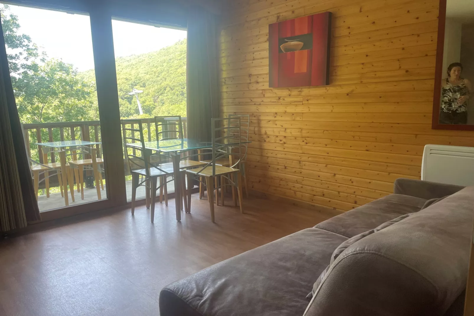 Hameau 3 103 - SPA & PISCINE appartement 6 pers-Woonkamer