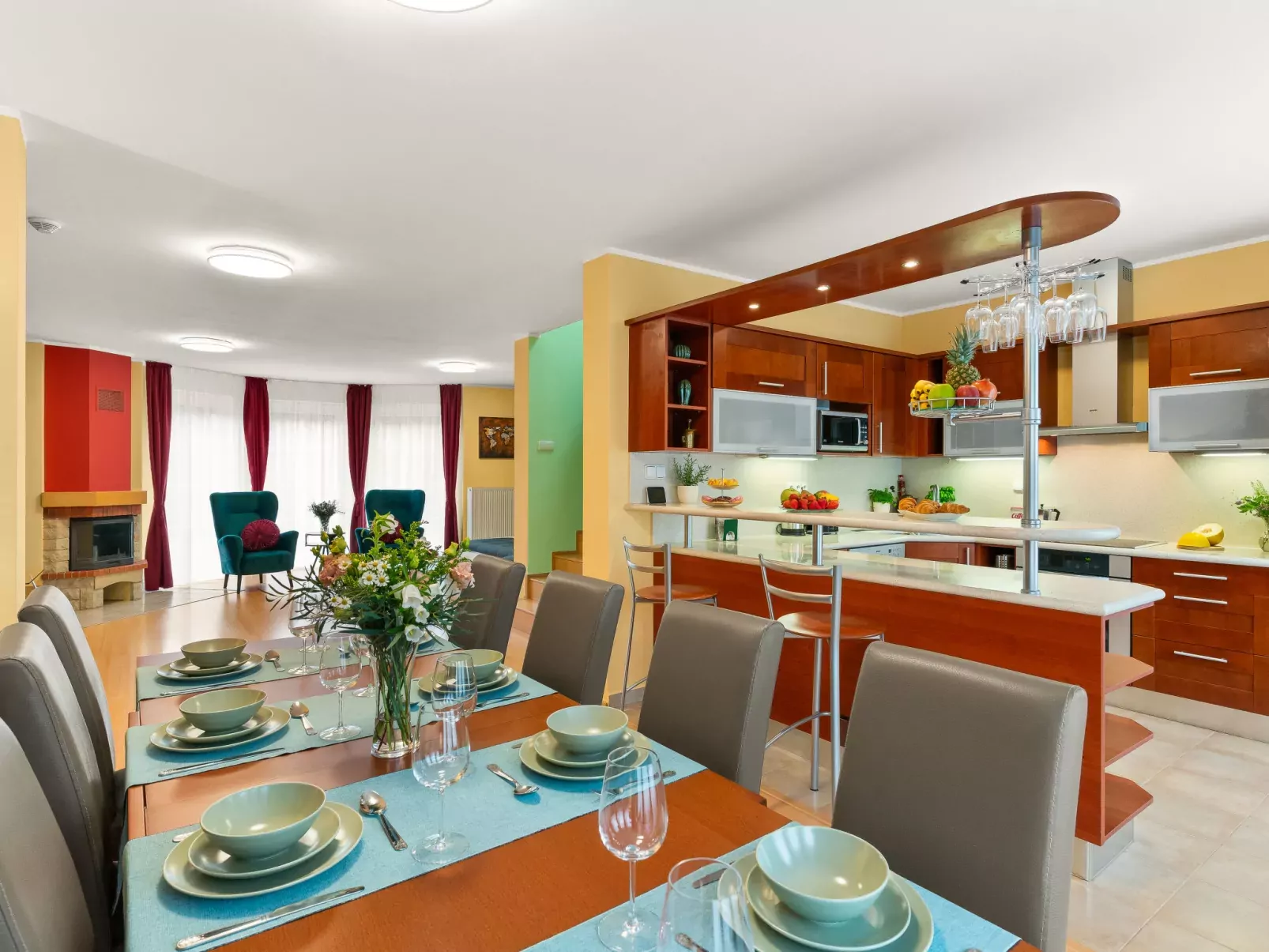 Garden & Terrace Villa-Binnen