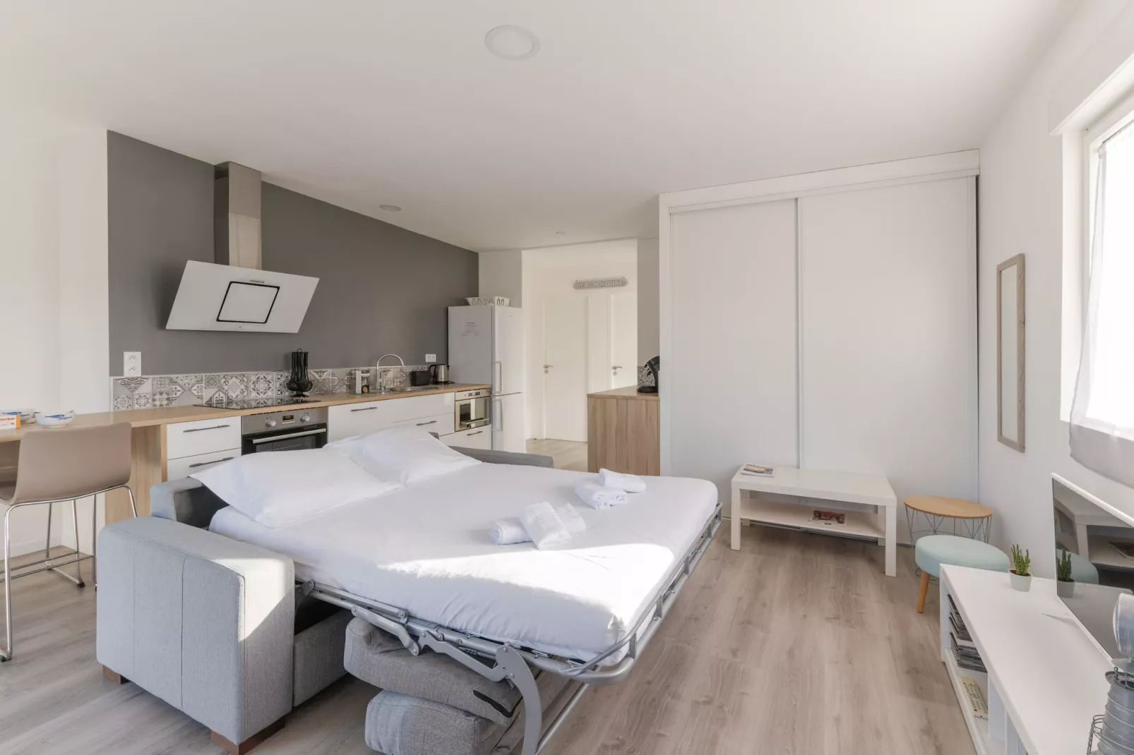 ROSCAROC - ENEZ AR BEG (côté jardin) - Portsall-Woonkamer