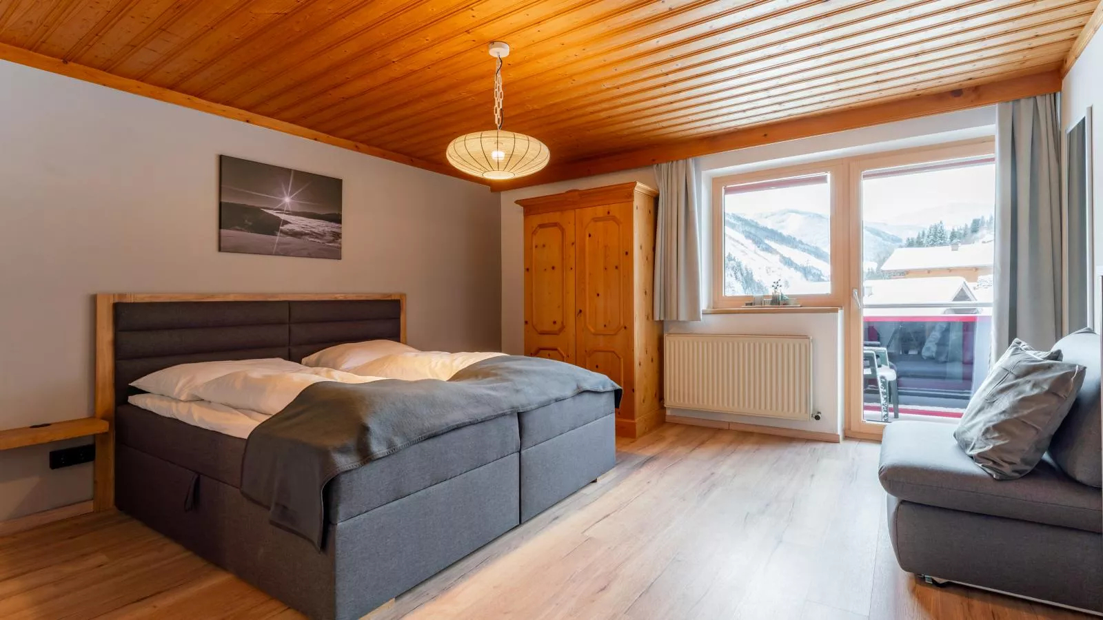 Residenz am Erzbach Top 2A-Slaapkamer