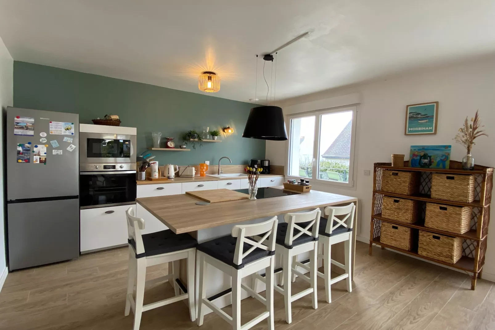 Mooi huis met uitzicht op zee-Keuken