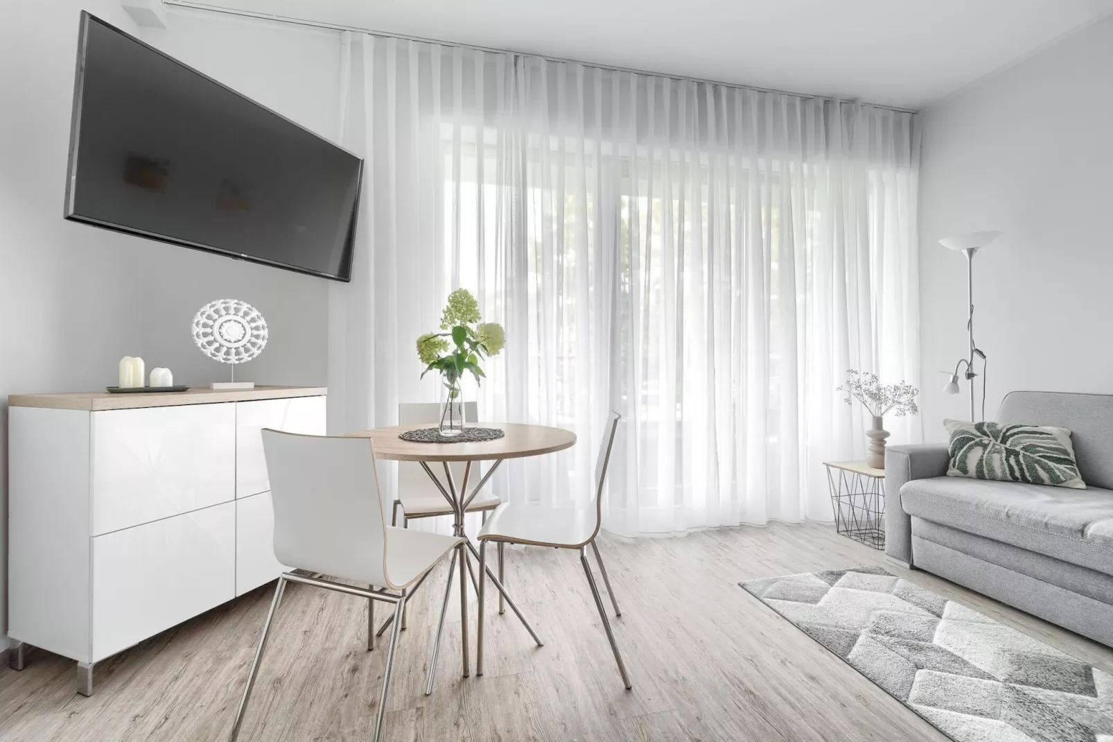 Apartament 4-osobowy Grunwaldzka 12A-2 Pobierowo-Woonkamer