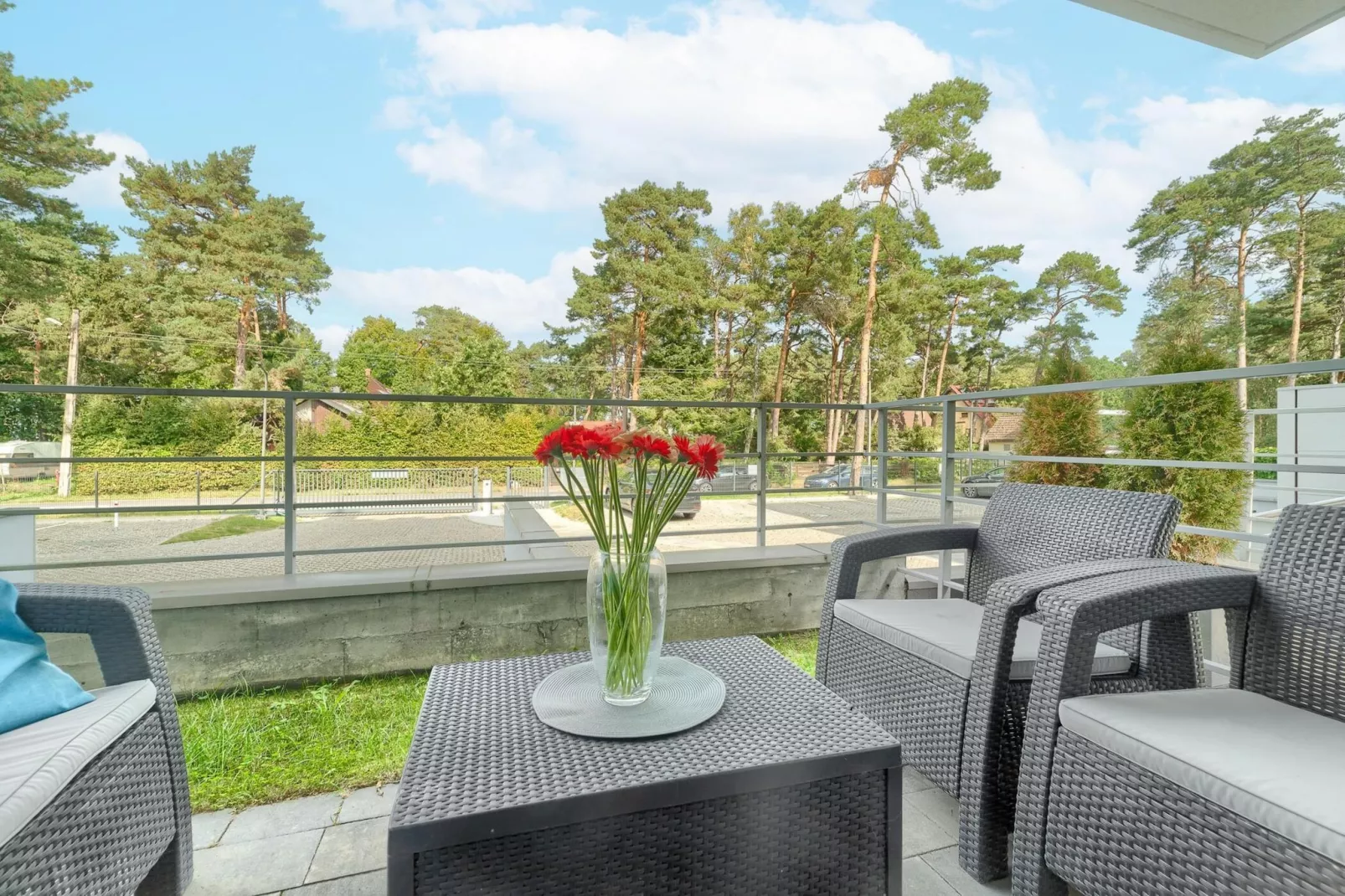 Apartament 4-osobowy Grunwaldzka 12A-2 Pobierowo-Terrasbalkon