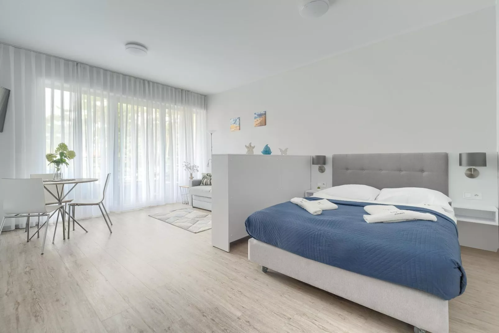 Apartament 4-osobowy Grunwaldzka 12A-2 Pobierowo-Slaapkamer