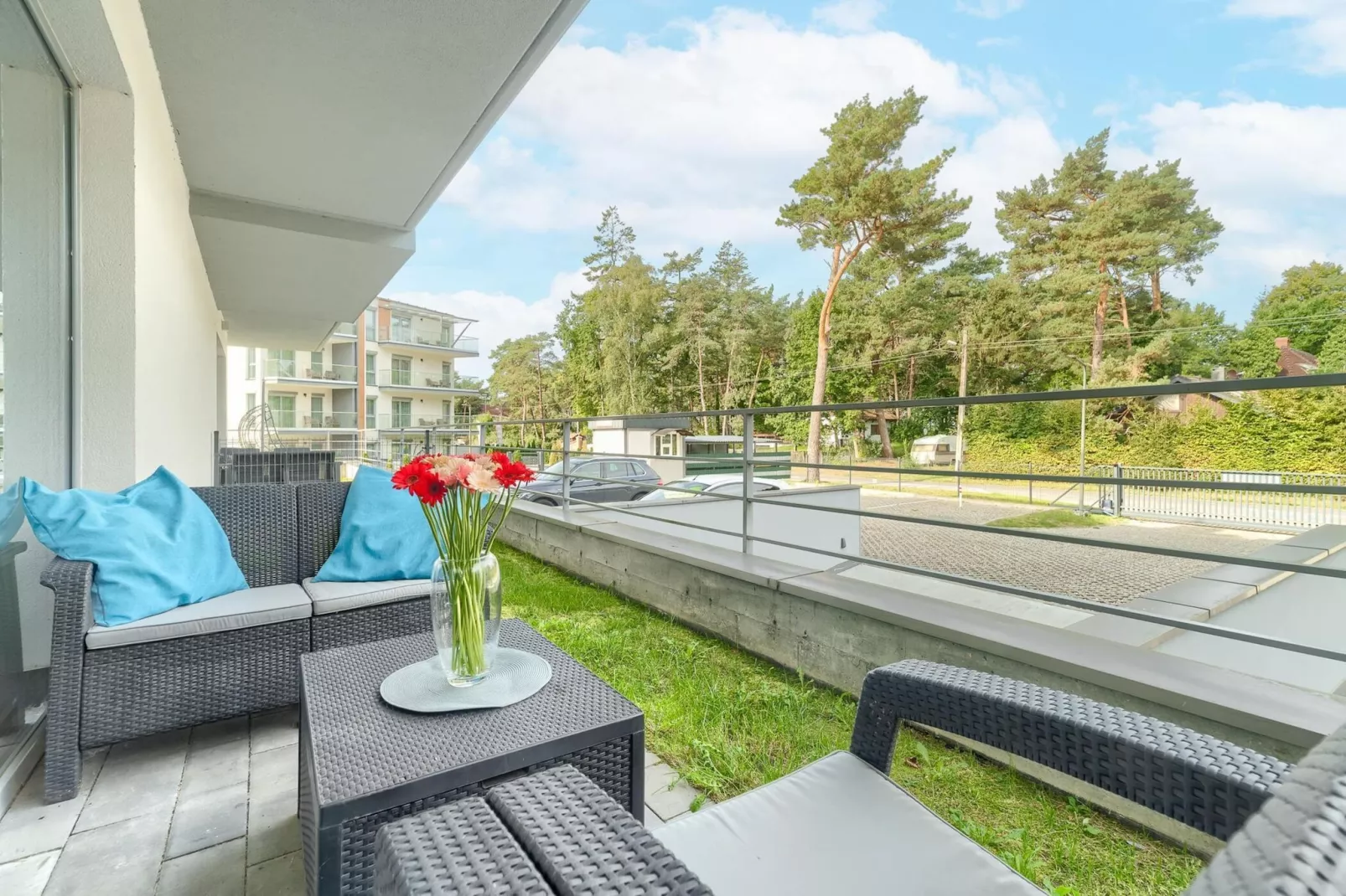 Apartament 4-osobowy Grunwaldzka 12A-2 Pobierowo-Terrasbalkon