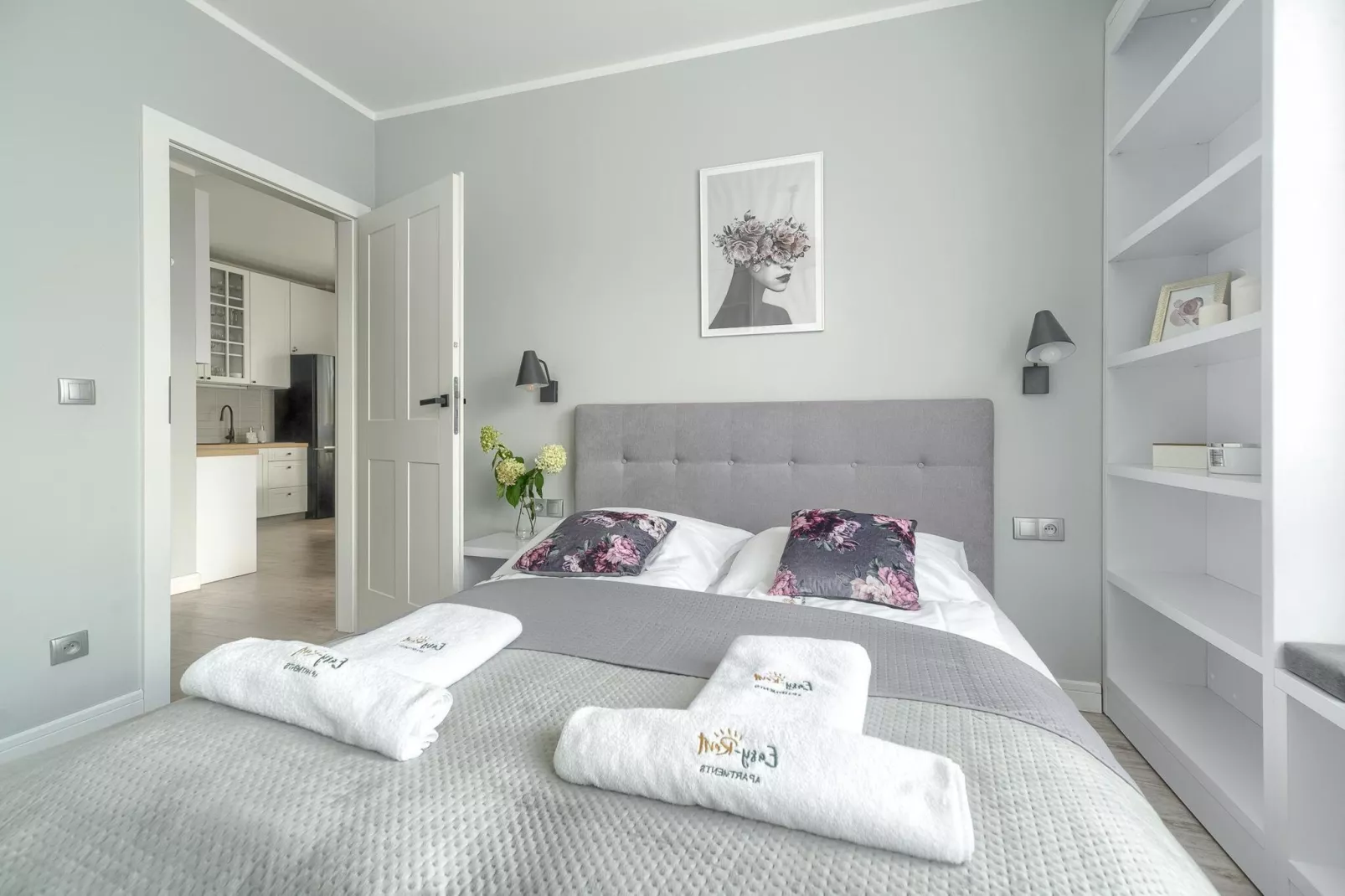 Apartament 4-osobowy Grunwaldzka 12C-21 Pobierowo-Slaapkamer