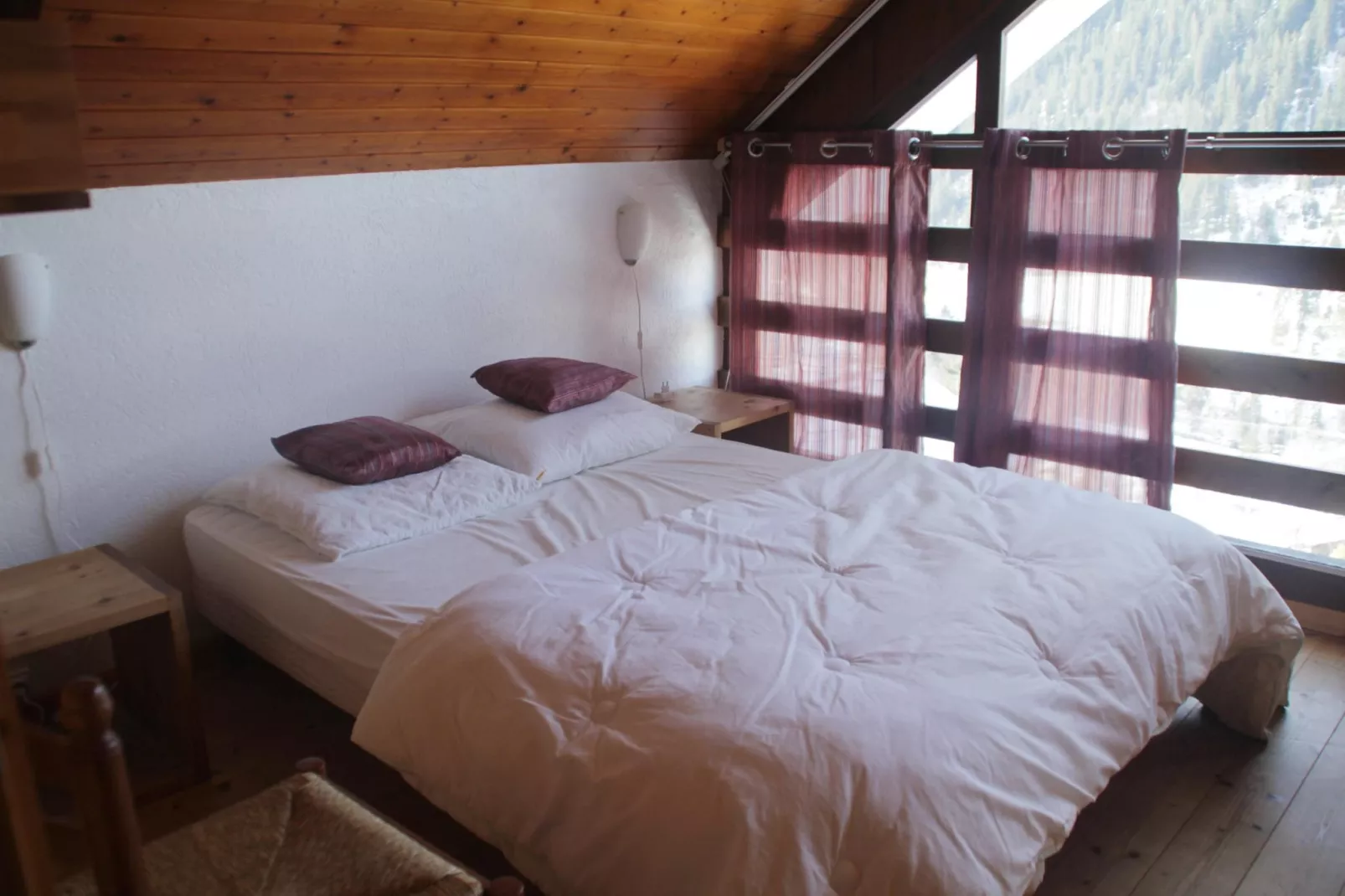 Castel des Neiges CSA4 CENTRE & VIEW  6 Pers.-Slaapkamer
