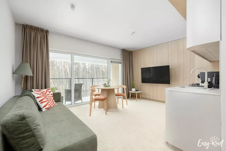 Apartament Uzdrowiskowa 4B-27 Łukęcin-Woonkamer