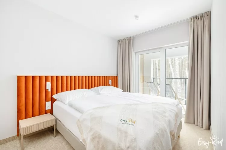 Apartament Uzdrowiskowa 4B-27 Łukęcin-Slaapkamer