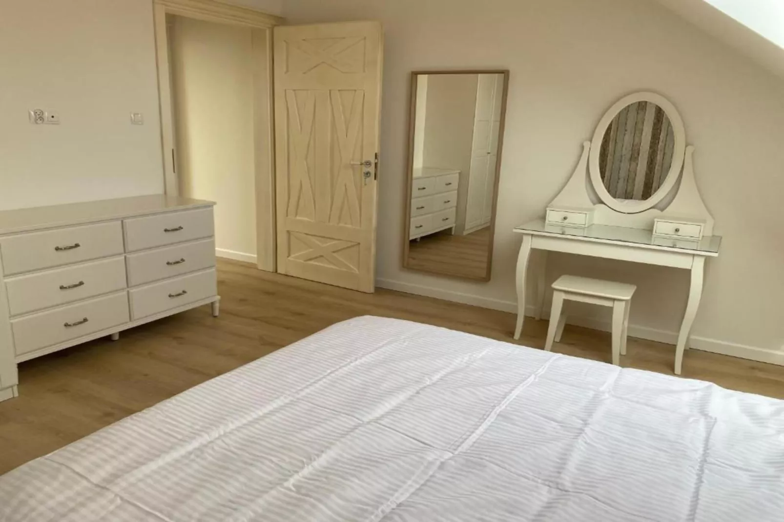 Apartament piątek-piątek dla max 4 osób Grzybowo-Slaapkamer