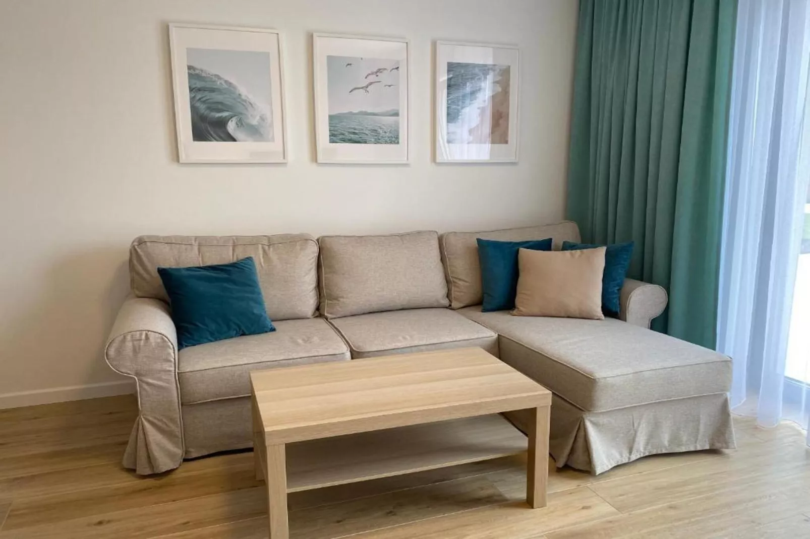 Apartament niedziela-niedziela dla max 4 osób Grzybowo-Woonkamer