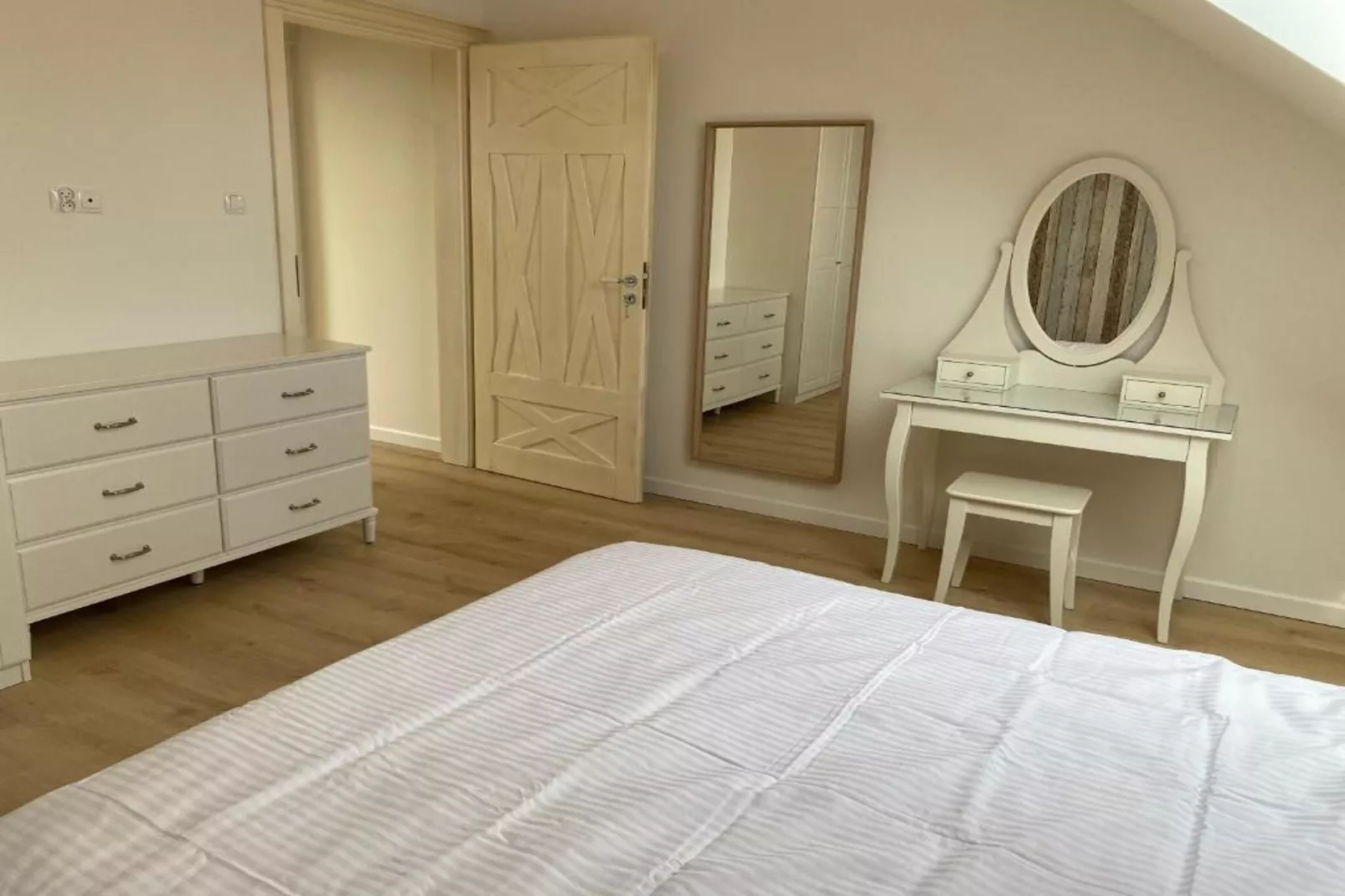Apartament niedziela-niedziela dla max 4 osób Grzybowo-Slaapkamer