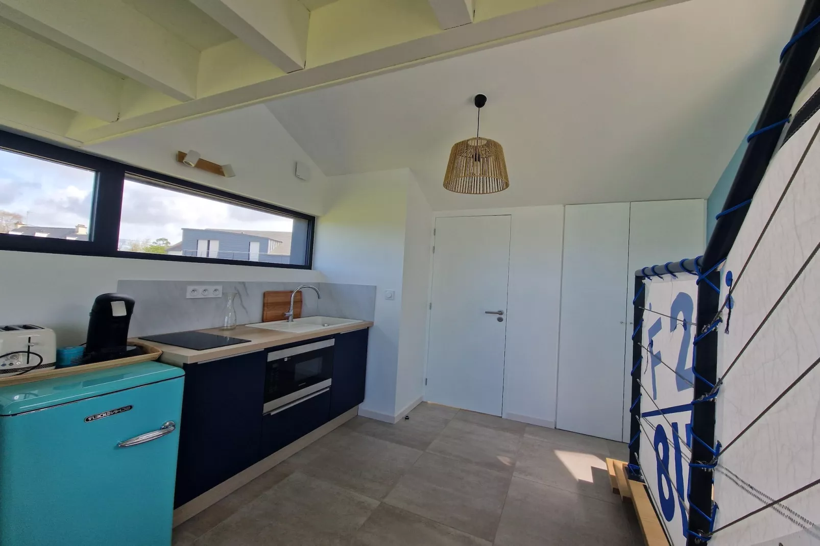 Studio haut Locquirec-Keuken