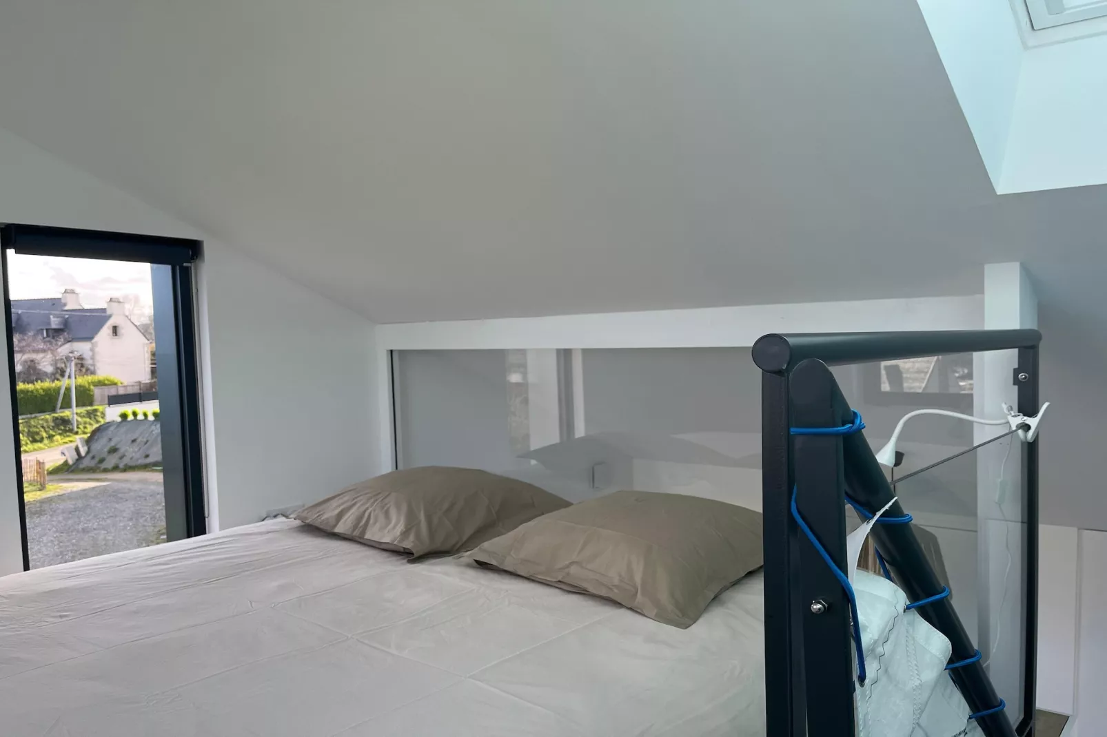 Studio haut Locquirec-Slaapkamer