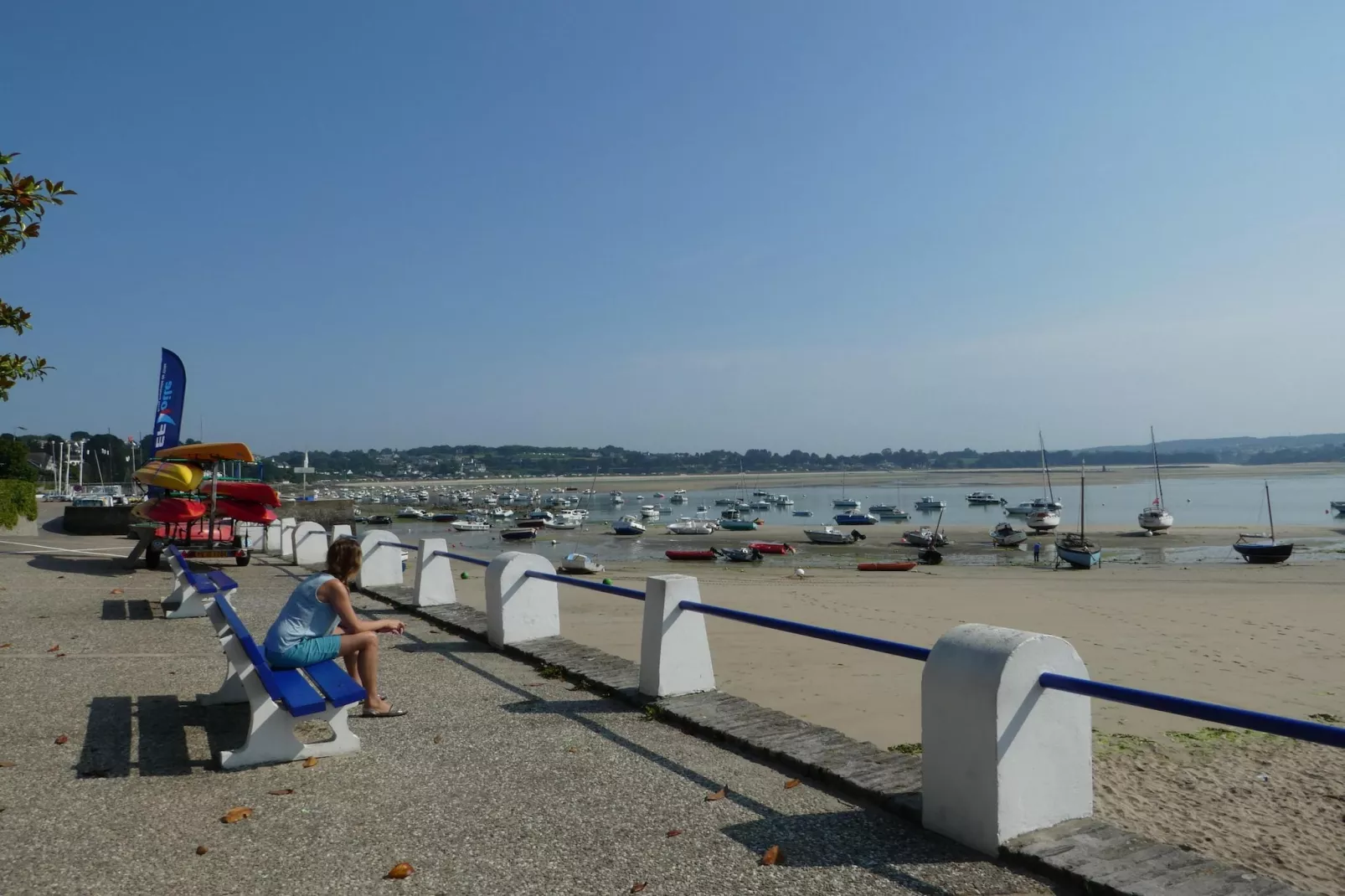 Studio bas Locquirec-Gebieden zomer 1km