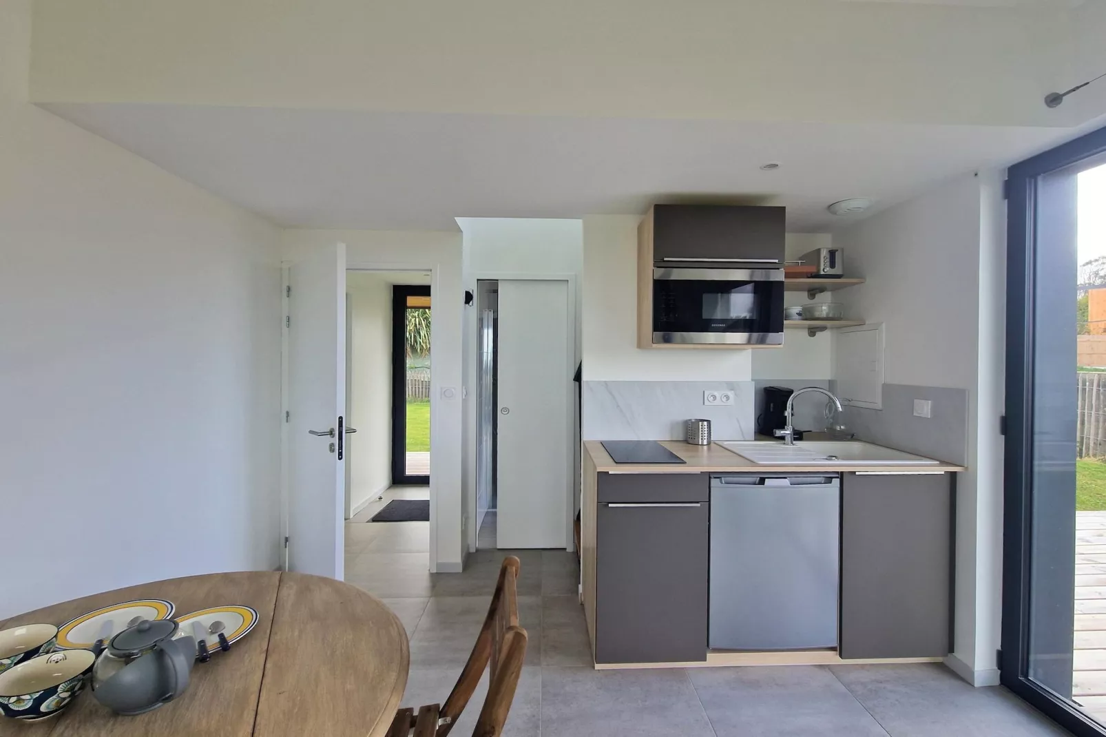 Studio bas Locquirec-Woonkamer